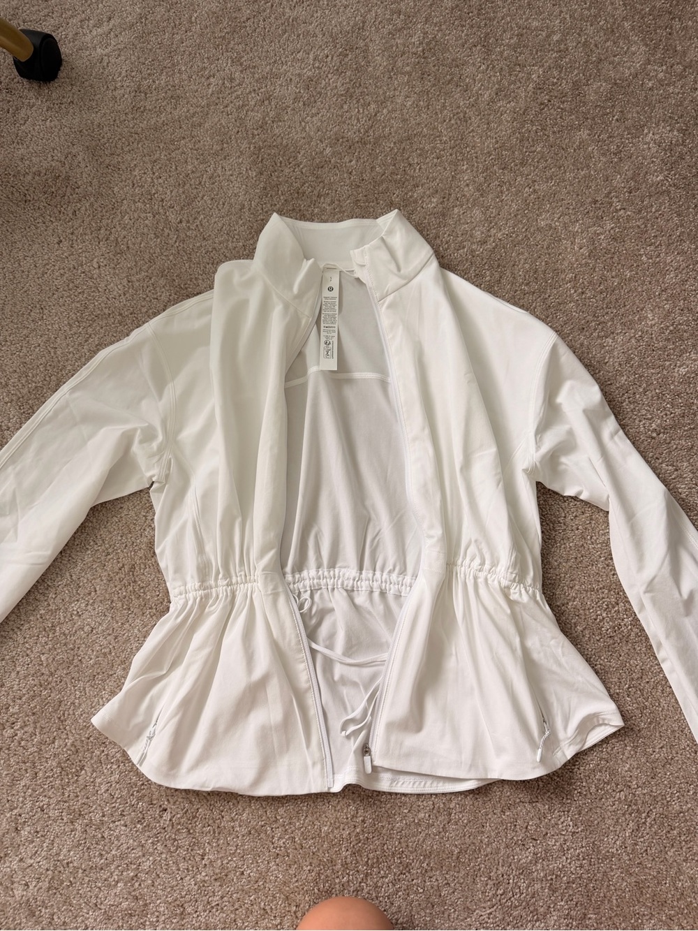 Lululemon White Women’s Lightweight Drawstring Jacket